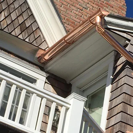 copper gutter installation Wantagh ny